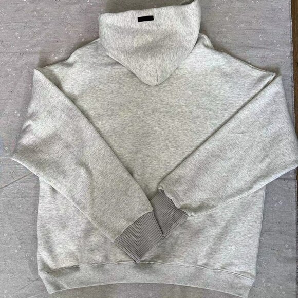 Fear Of God Light Grey Repeat Pullover Hoodie - Picture 3 of 5